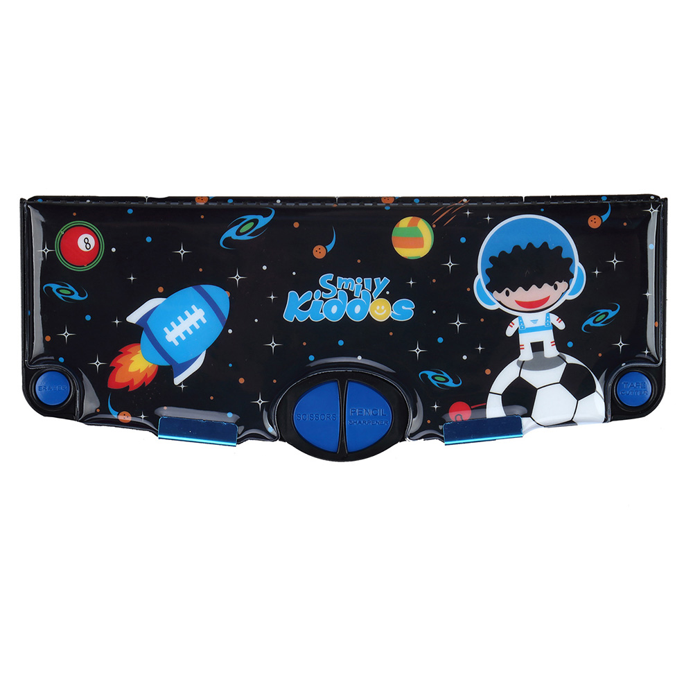 Smily Pop Pencil Box - Black