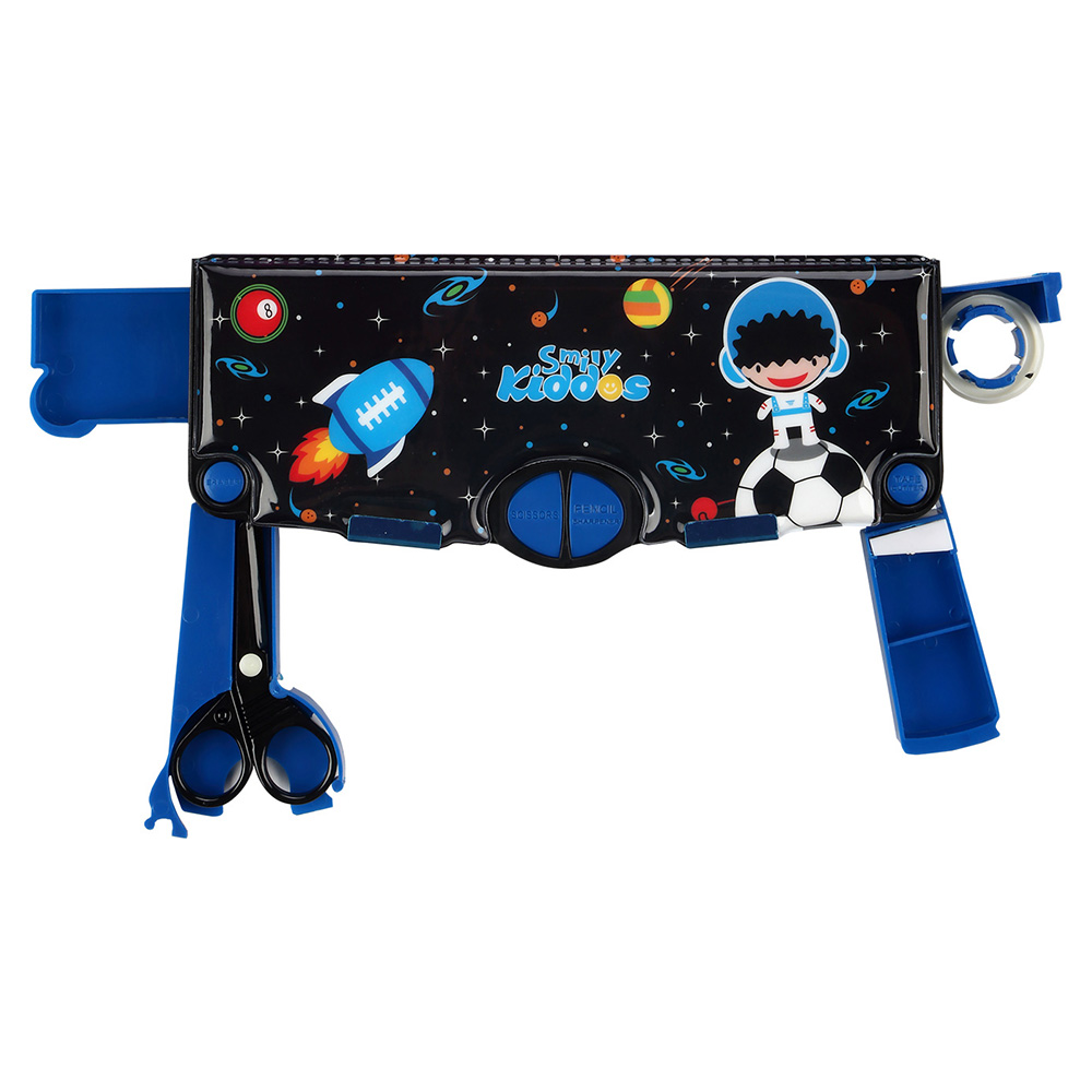 Smily Pop Pencil Box - Black