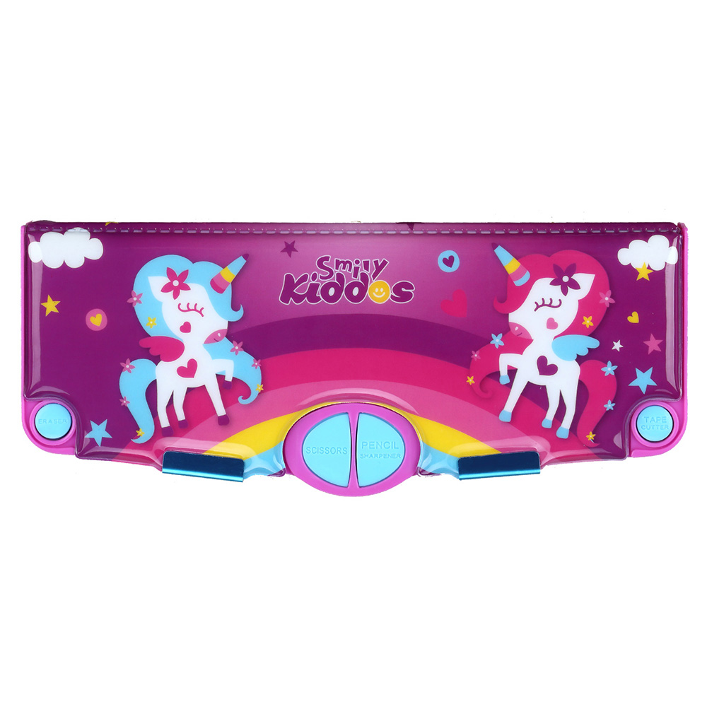 Smily Pop Pencil Box - Purple