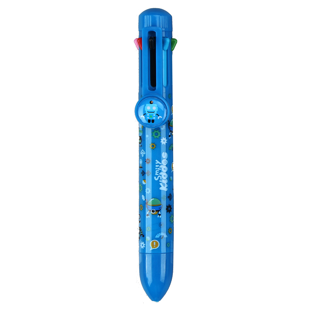 Smily Rainbow Colors Pen - Blue