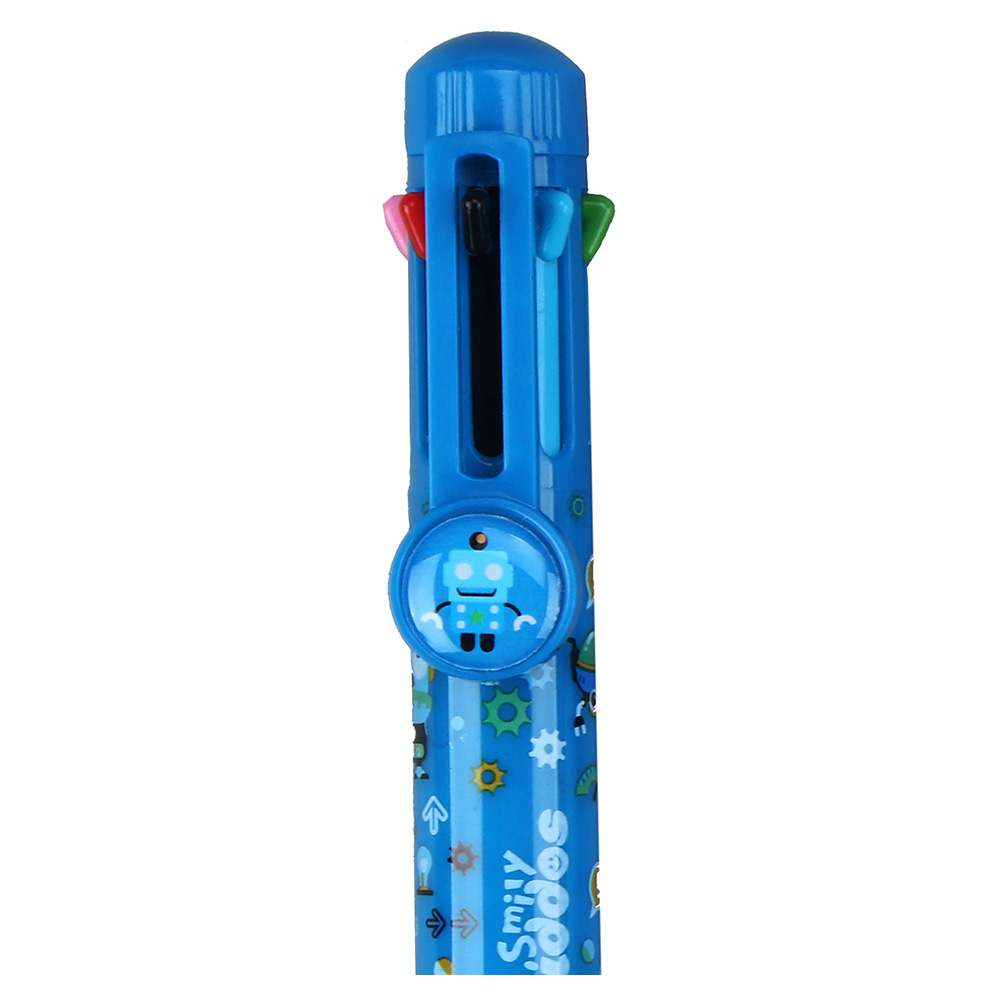 Smily Rainbow Colors Pen - Blue