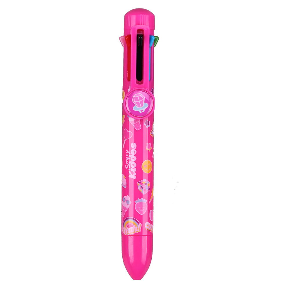 Smily Rainbow Colors Pen - Pink