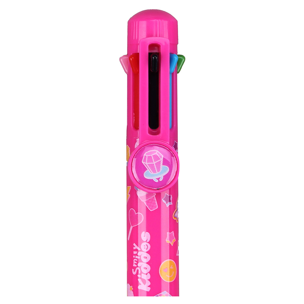 Smily Rainbow Colors Pen - Pink