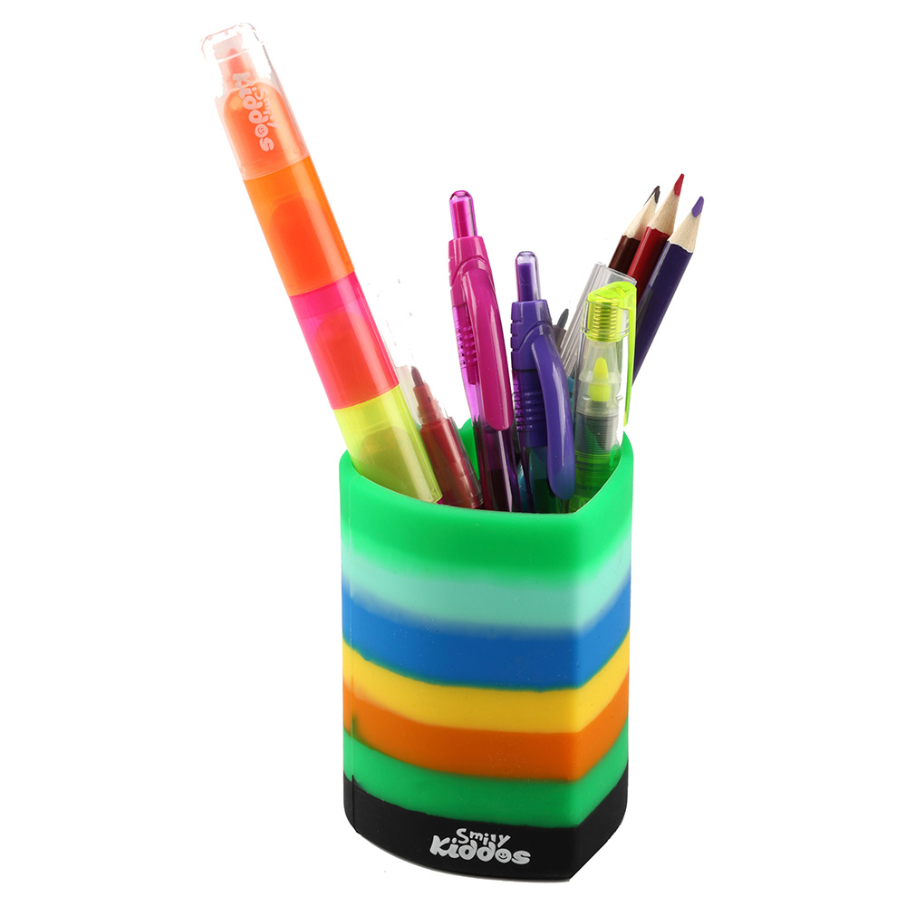 Smily Scented Pen Holder - Blue