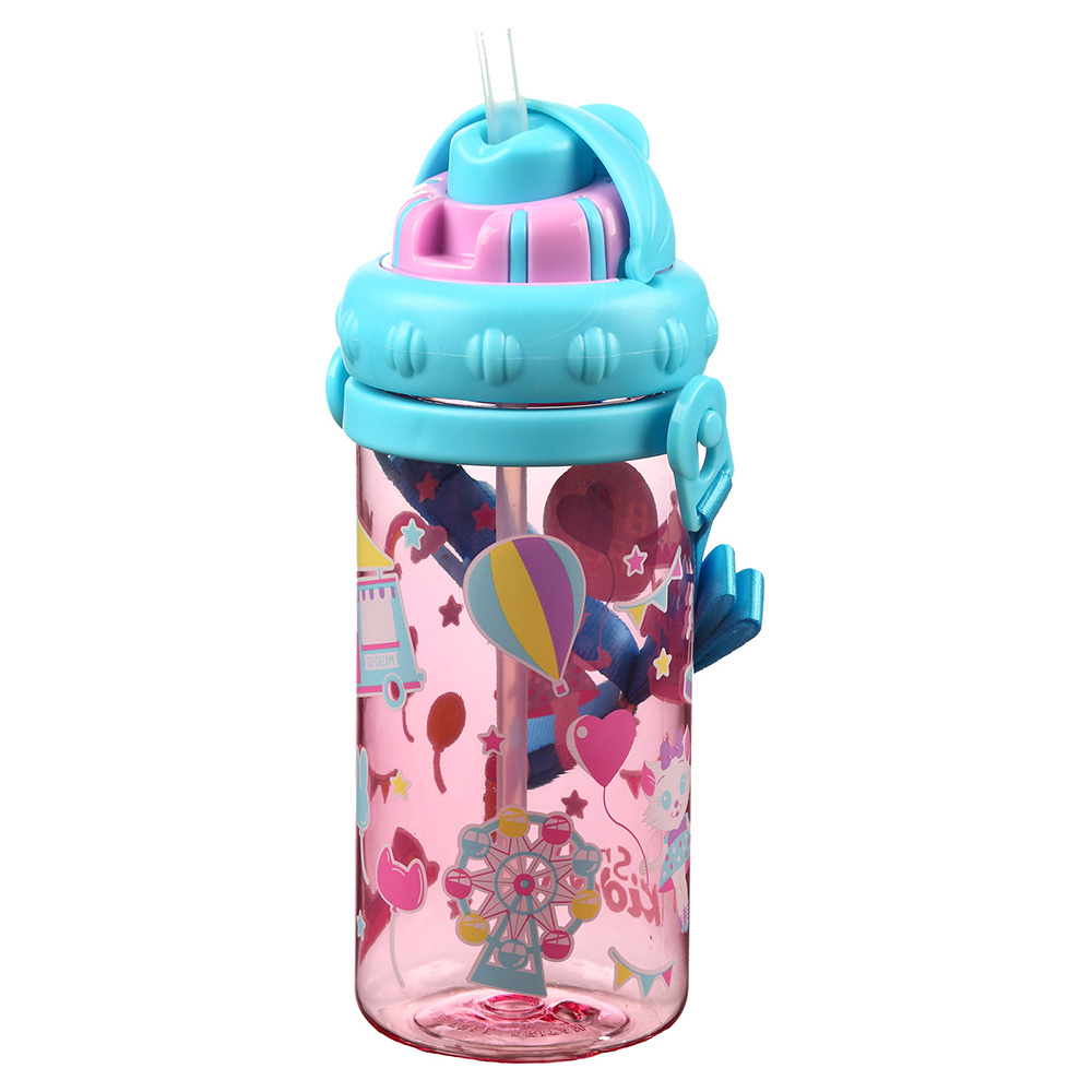 Smily Sipper Water Bottle - Pink