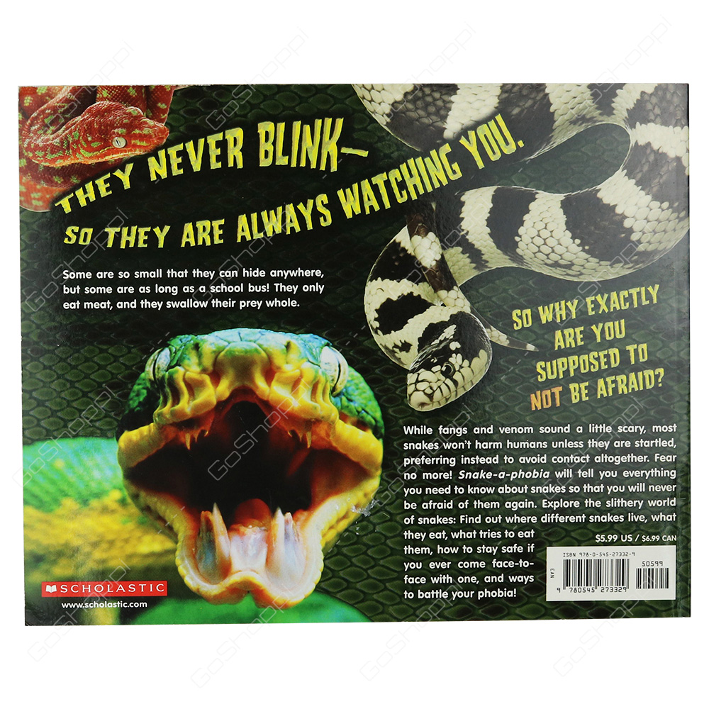 Snake-A-Phobia By Grace Norwich