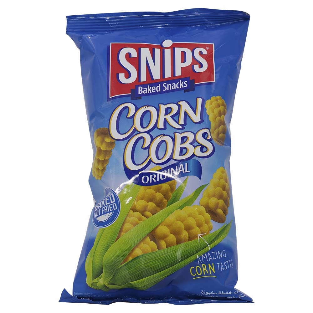 Snips Baked Snacks Corn Cobs Original 65g