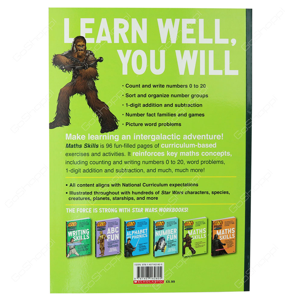 Star Wars Workbooks - Maths Skills Ages 5-6