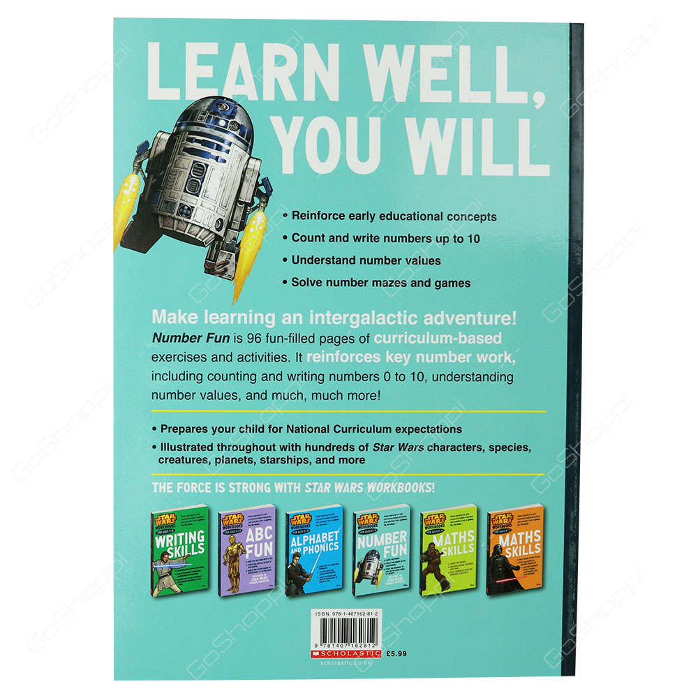 Star Wars Workbooks - Number Fun Ages 4-5