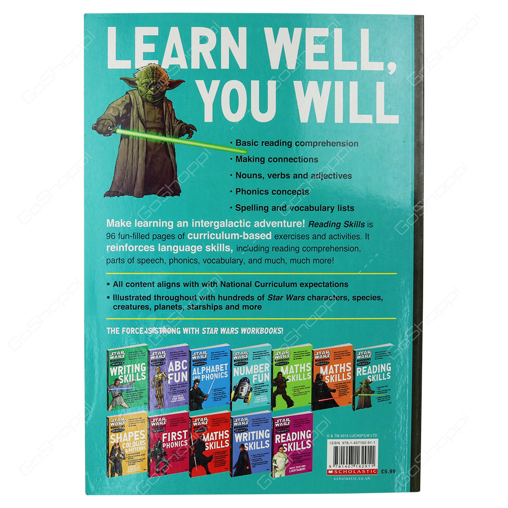 Star Wars Workbooks - Reading Skills Ages 5-6
