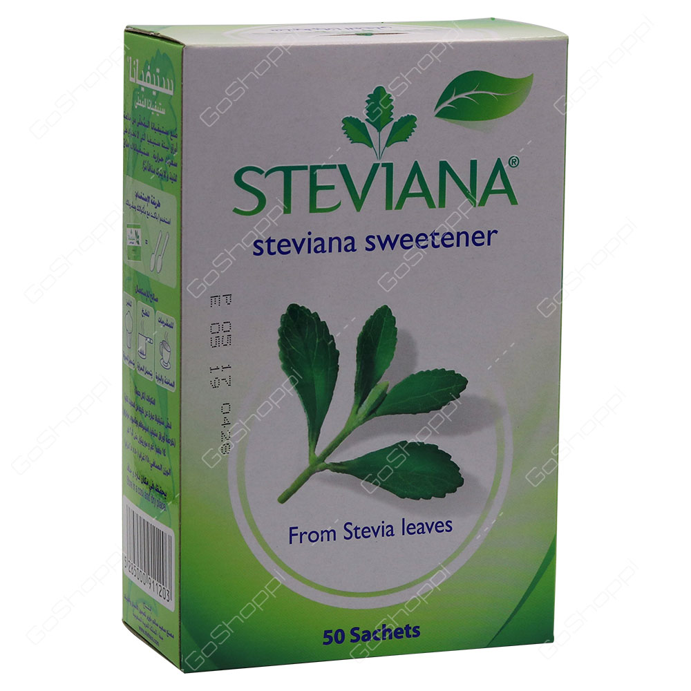 Steviana Sweetener 50 Sachets Buy Online