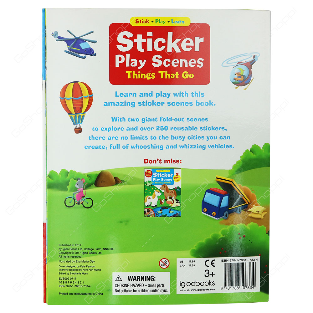 Sticker Play Scenes - Things That Go 2