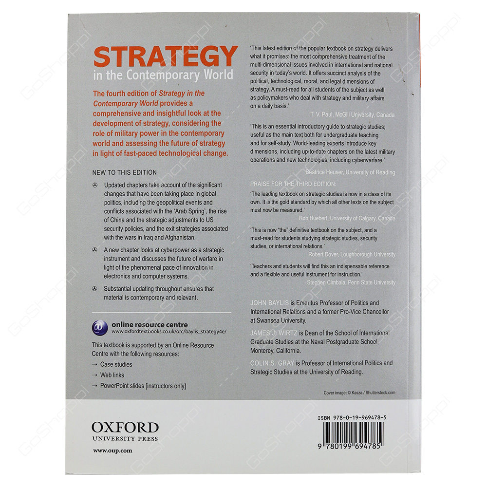Strategy In The Contemporary World By John Baylis