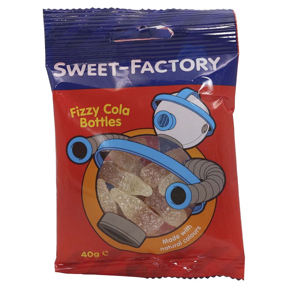 Sweet Factory Fizzy Cola Bottles Jelly Candies 40g