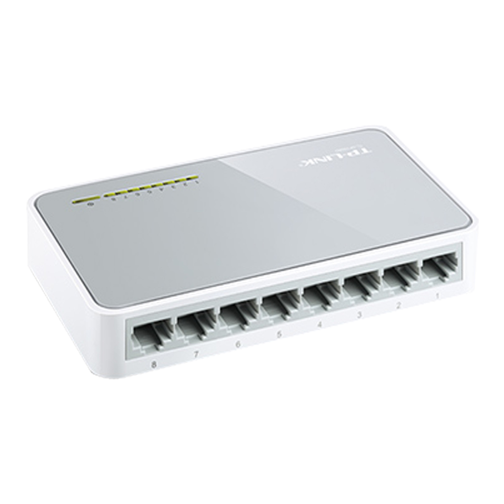 TP-LINK TL-SF1008D 8-Port 10/100Mbps Desktop Switch