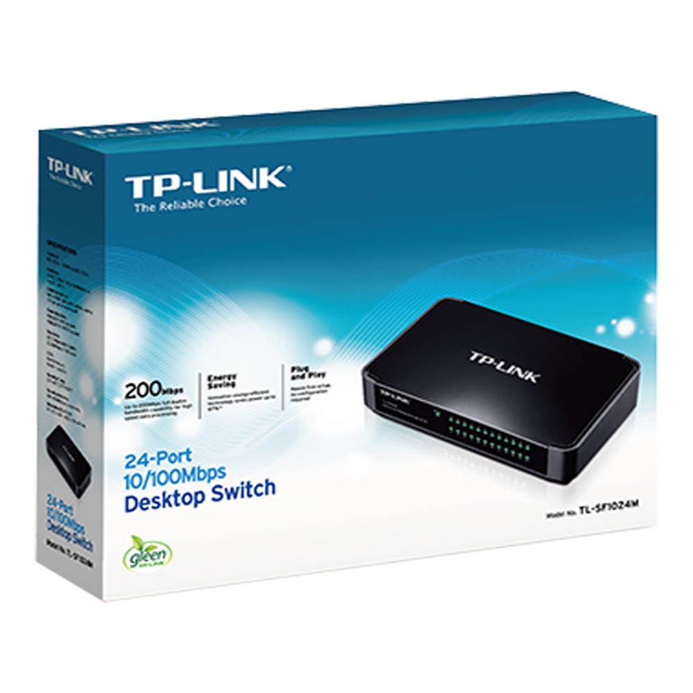 TP-LINK TL-SF1024M 24-Port 10/100Mbps Desktop Switch