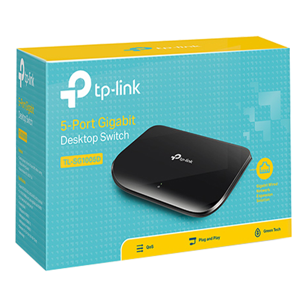 TP-LINK TL-SG1005D 5-Port Gigabit Desktop Switch