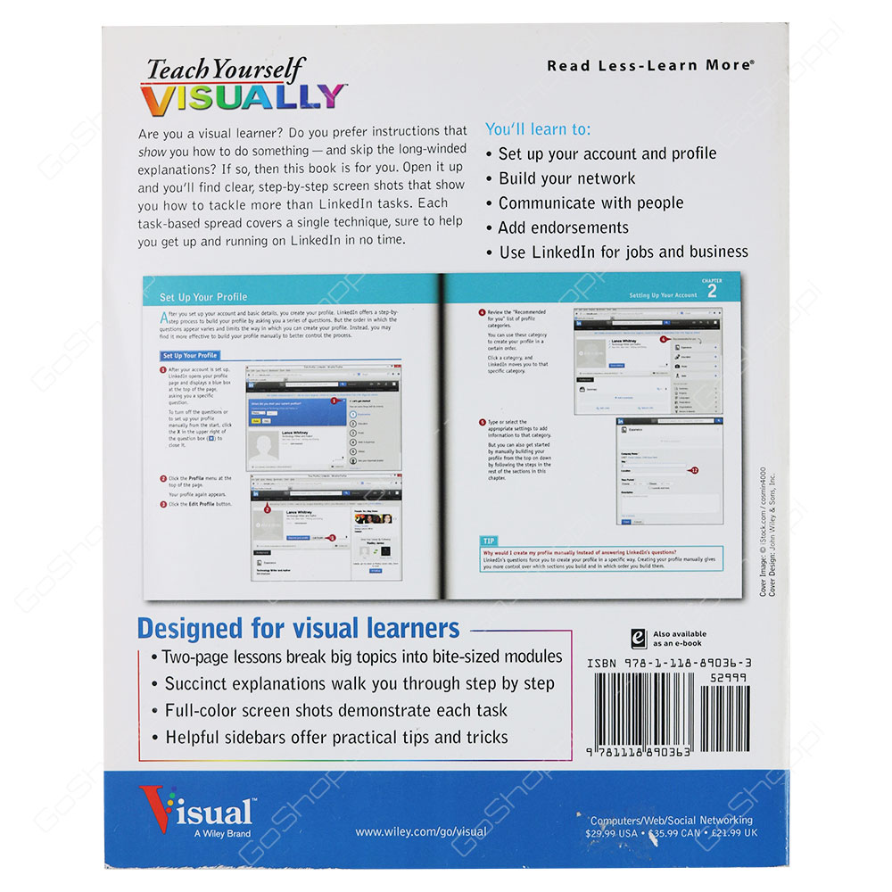 Teach Yourself Visually LinkedIn By Lance Whitney