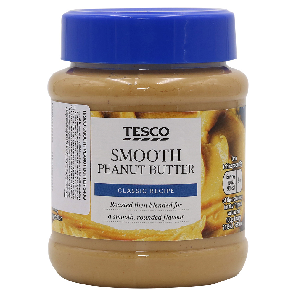 Tesco Smooth Peanut Butter 340g