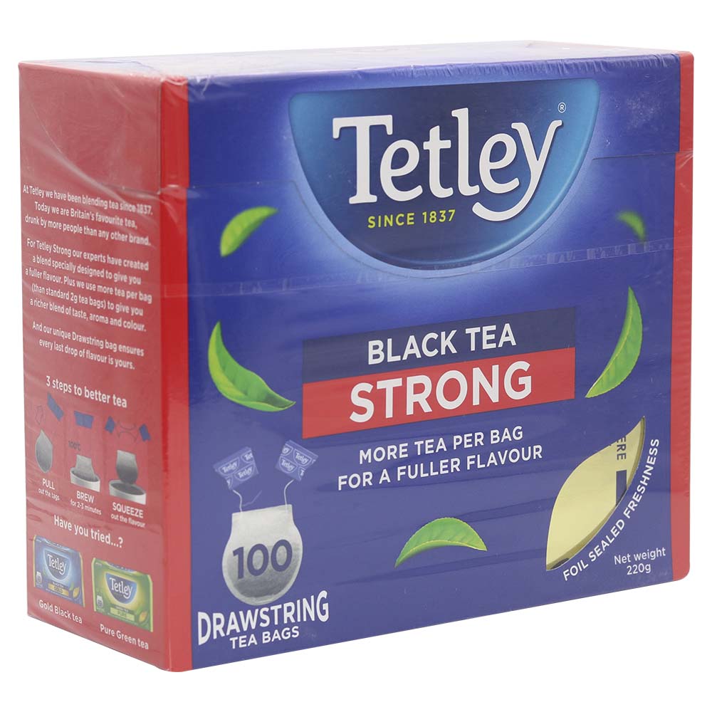 Tetley Black Tea Strong 100Bags