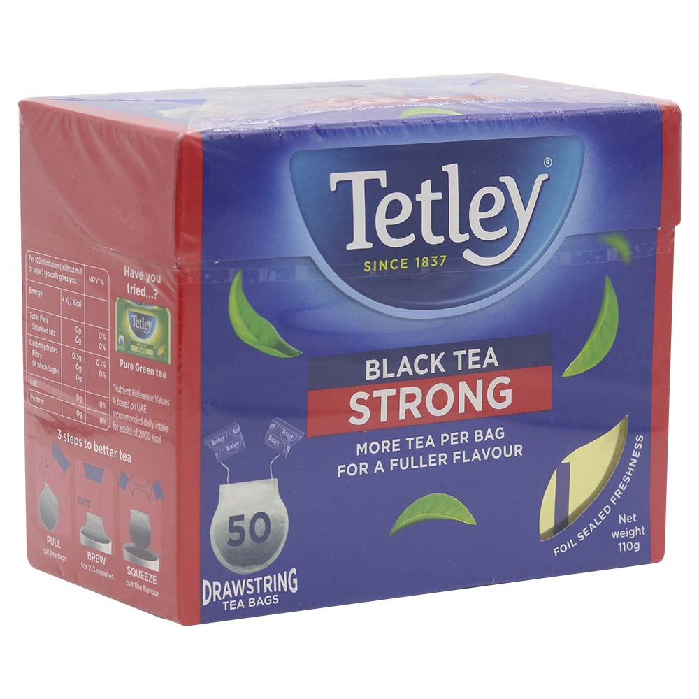 Tetley Black Tea Strong 50Bags