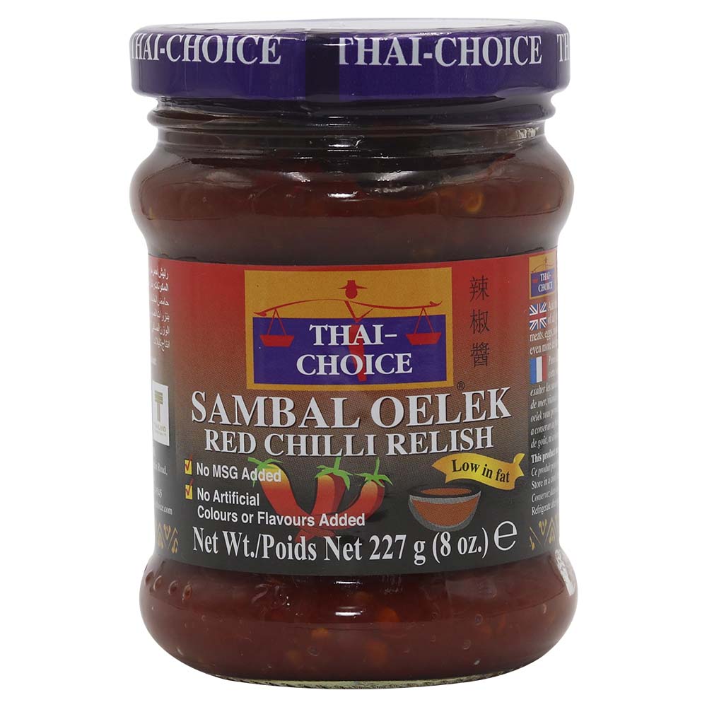 Thai Choice Sambal Oelek Red Chilli Relish 227g