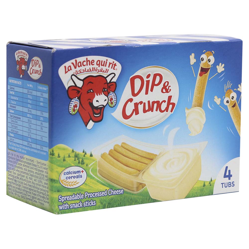 The Laughing Cow Dip & Crunch 4X35g