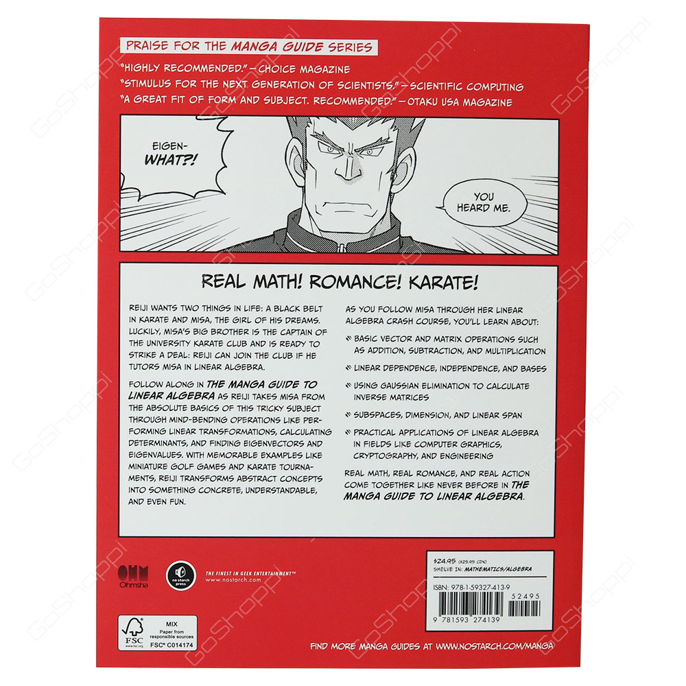 The Manga Guide To Linear Algebra By Shin Takahashi Buy Online
