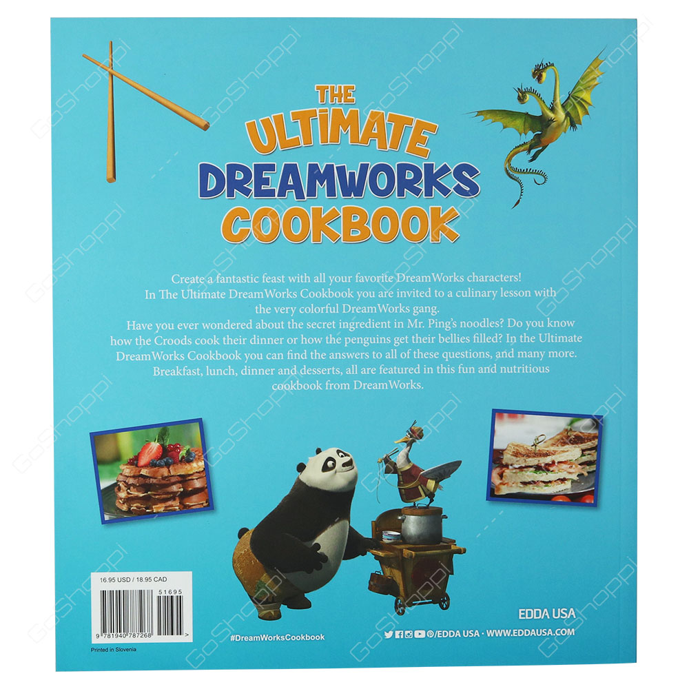 The Ultimate DreamWorks Cookbook 38 Great Recipes