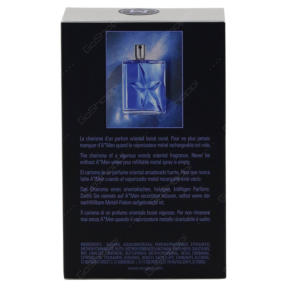 Thiery Mugler Angel For Men Eau De Toillete 100ml