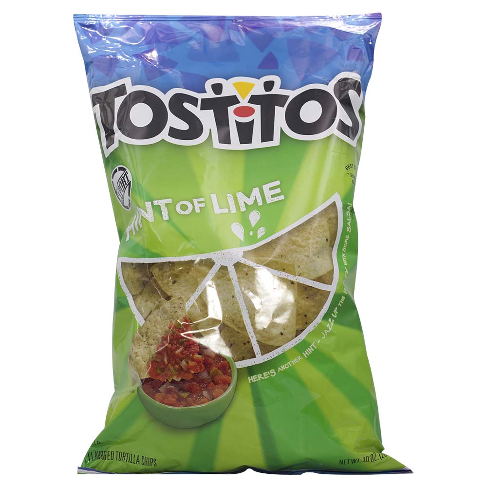Tostitos Hint Of Lime Tortilla Chips 283.5g