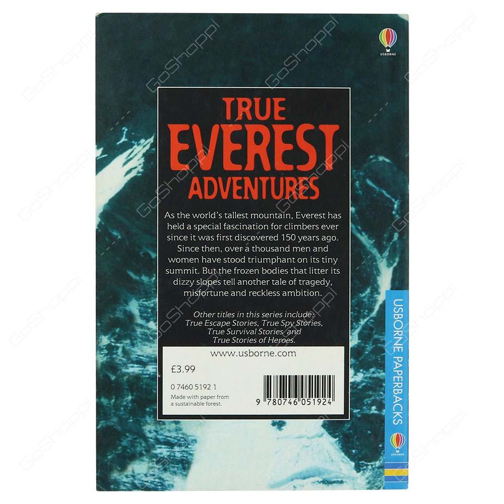 True Everest Adventures By Paul Dowswell