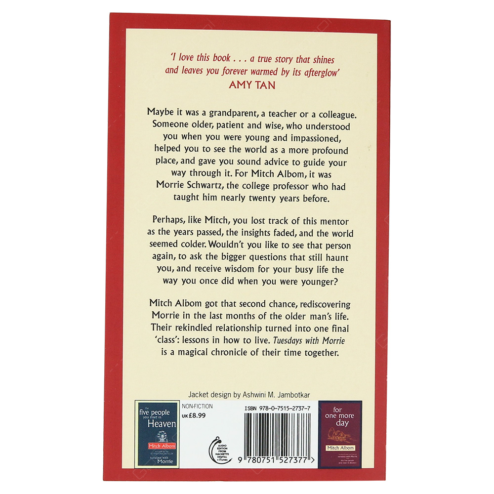 Tuesdays With Morrie By Mitch Albom
