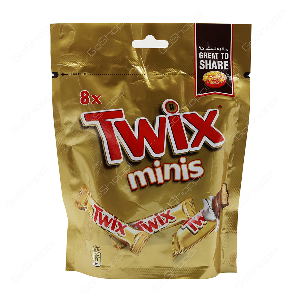 Twix Minis Chocolates 8 Bars