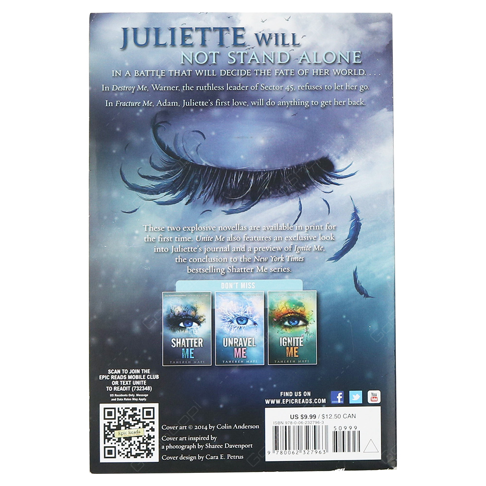 Unite Me - Shatter Me By Tahereh Mafi