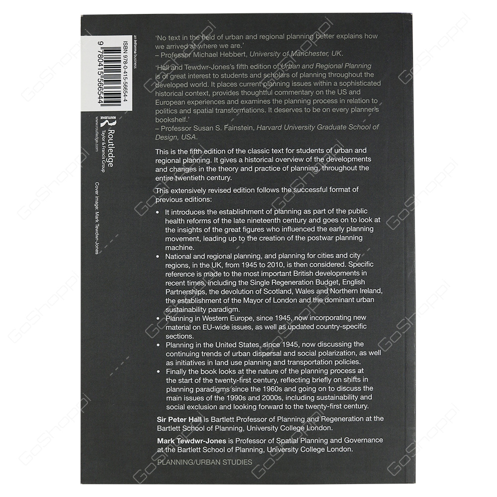 Urban and Regional Planning By Peter Hall