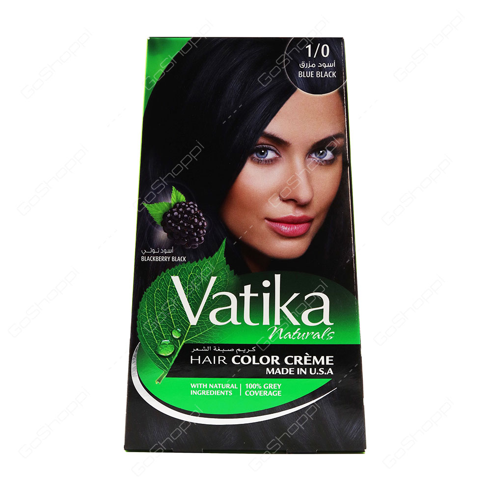 Vatika Hair Color Creme Blue Black 1 Pack