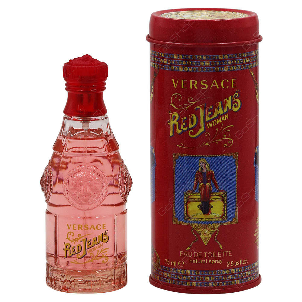 Versace Red Jeans For Women Eau De Toillete 75ml
