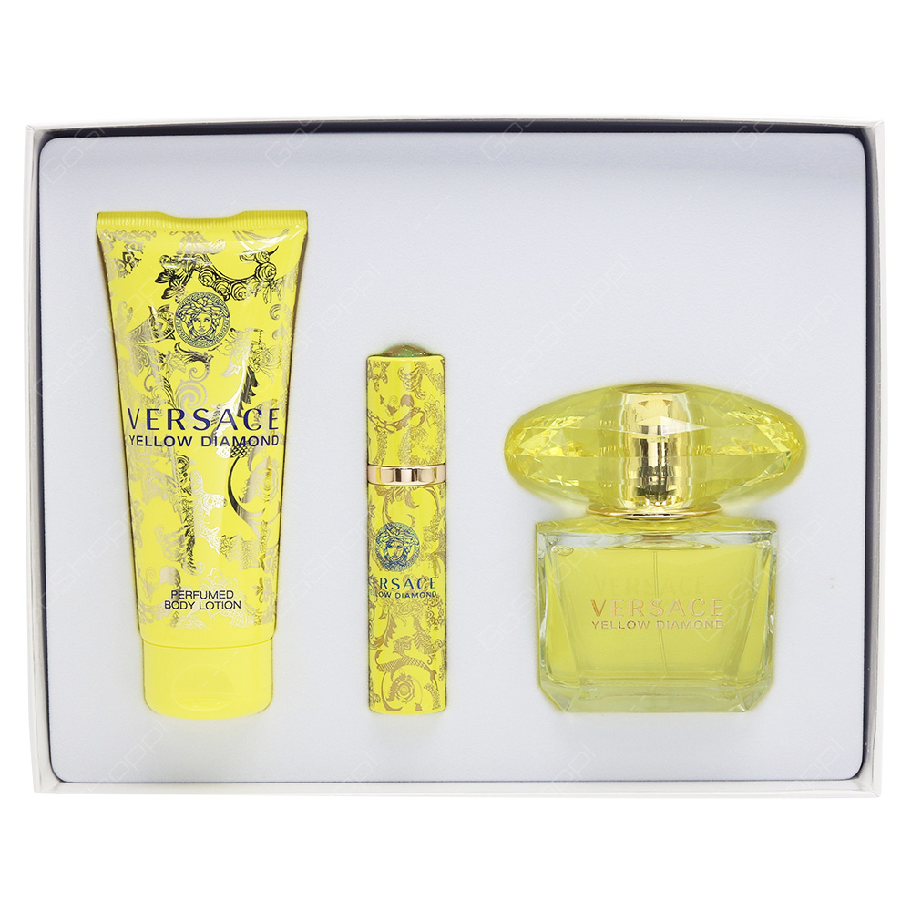 Versace Yellow Diamond Gift Set For Women 3pcs