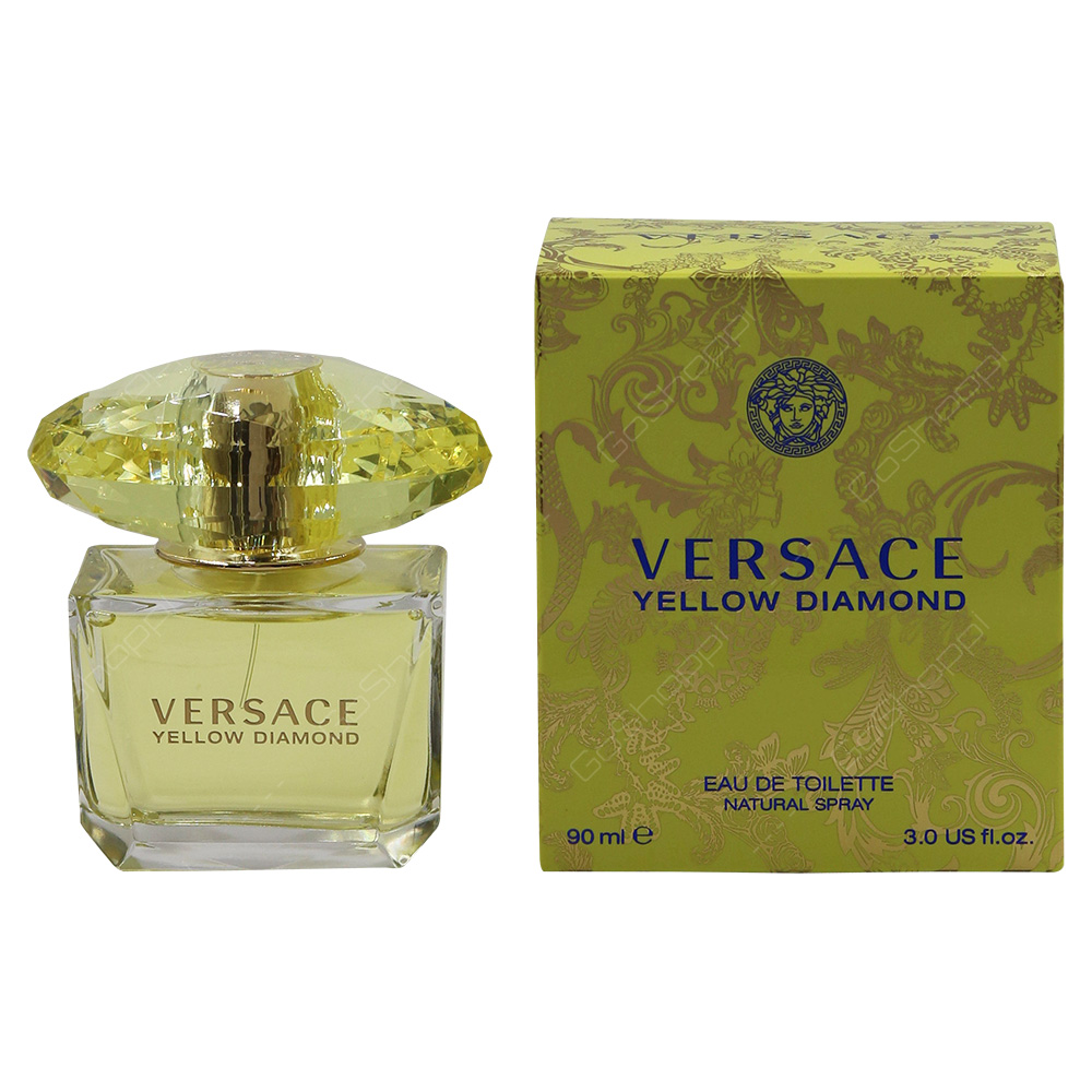Versace Yellow Diamond  For Women Eau De Toillete 90ml