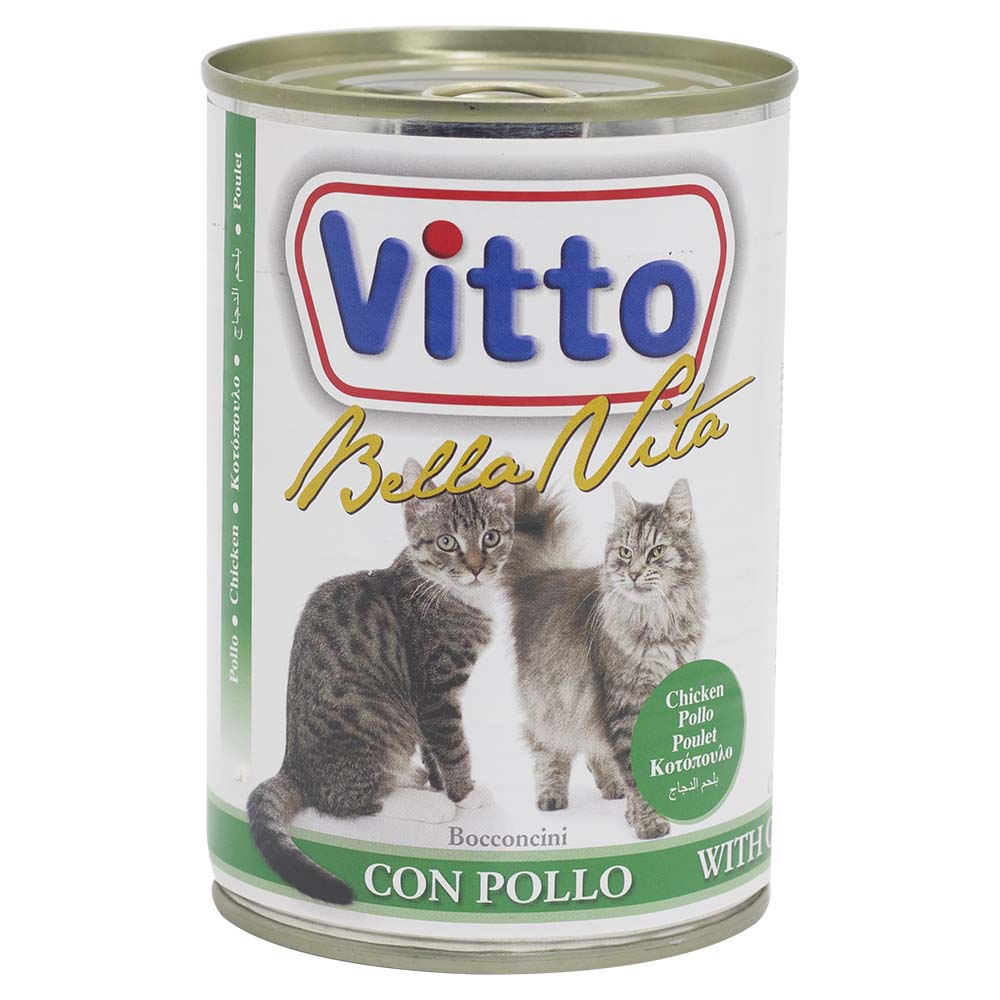 Vitto Chicken Chunks In Gravy Wet Cat Food 415g