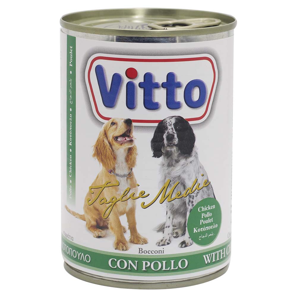 Vitto Chicken In Gravy Wet Dog Food 415g