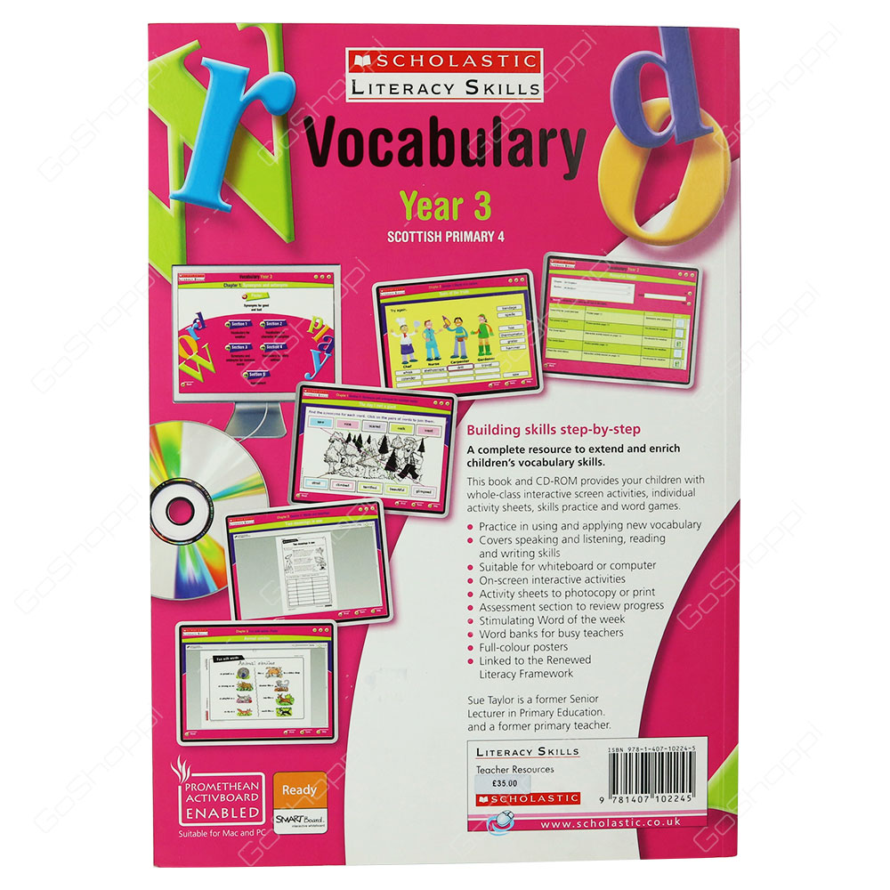 Vocabulary Year 3 By Sue Taylor