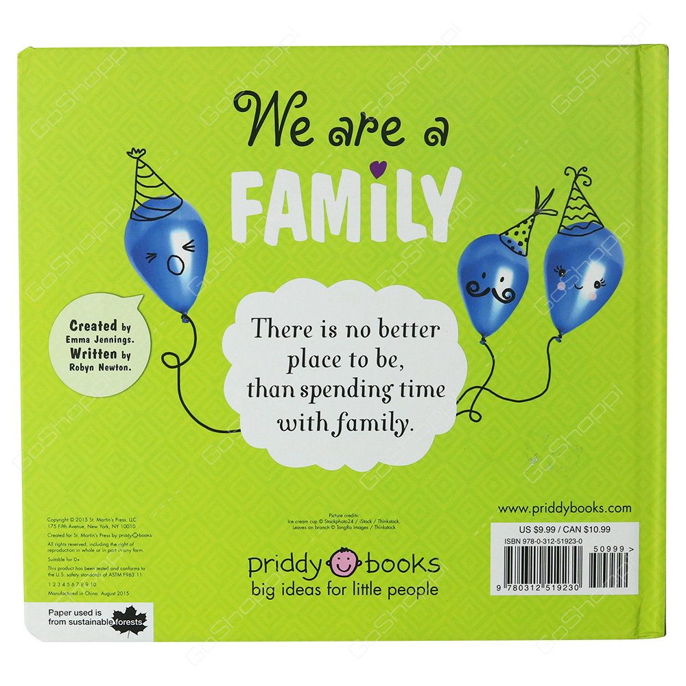 We Are A Family By Roger Priddy