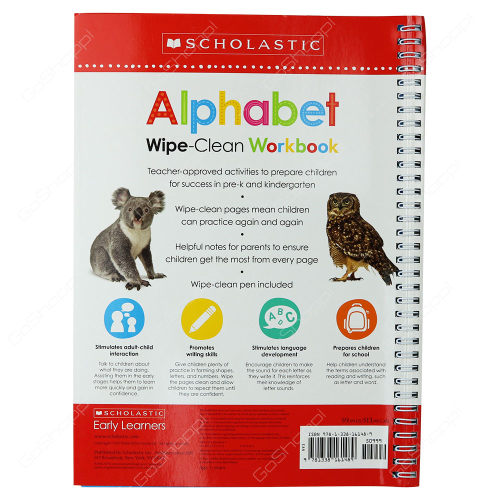 Wipe Clean Workbook - Alphabet