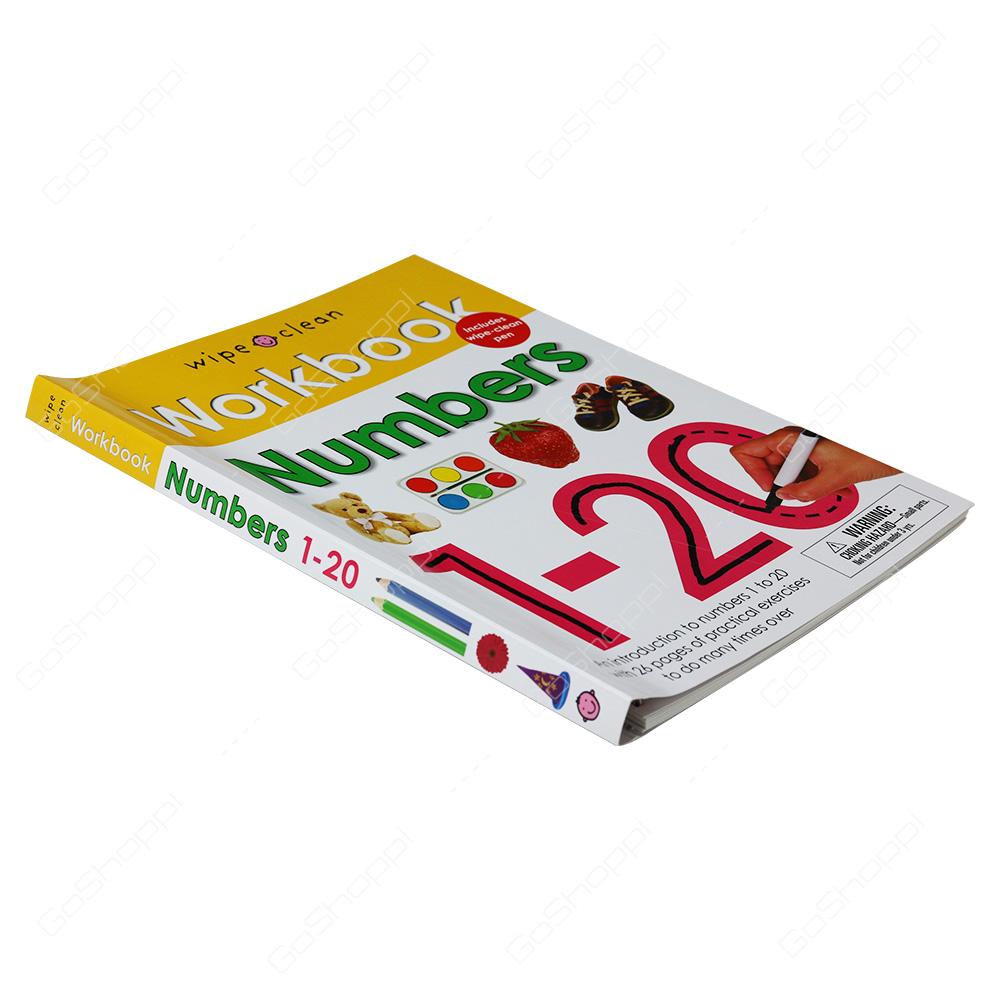 Wipe Clean Workbook - Numbers 1-20 By Roger Priddy