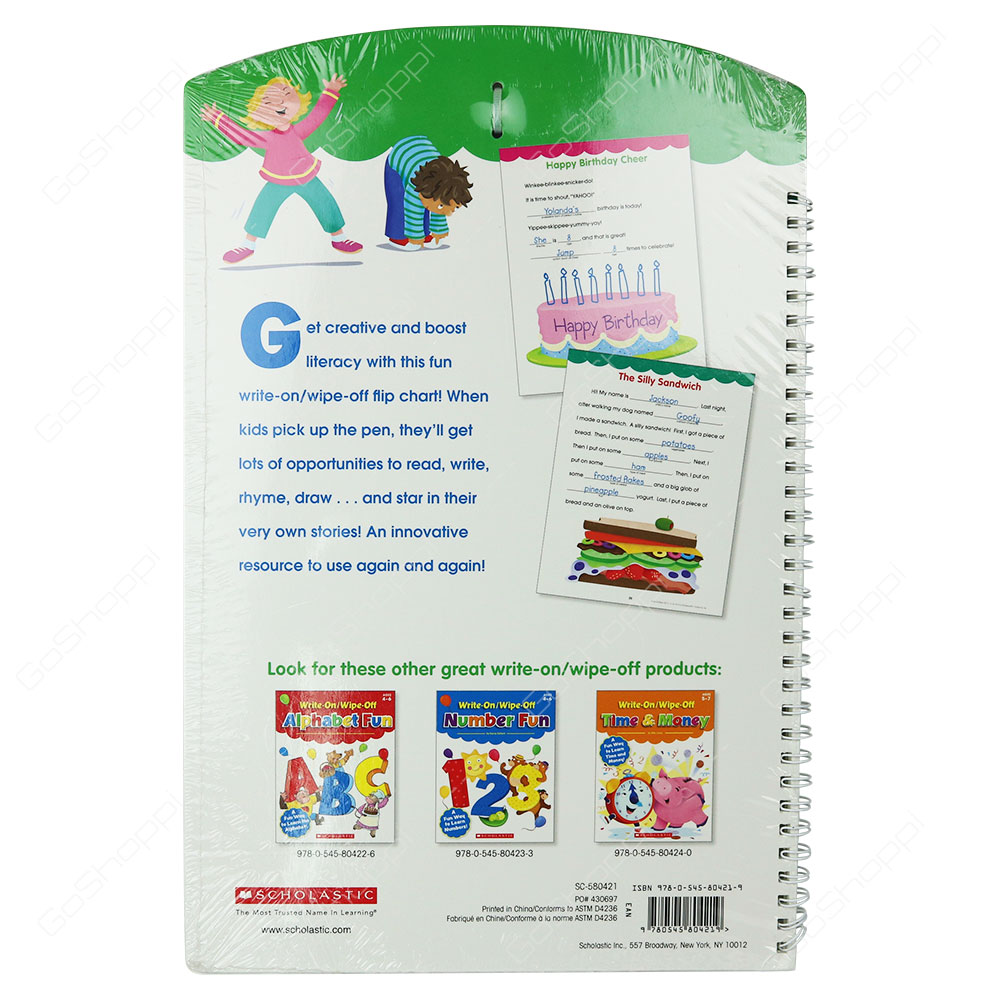 Write-On/Wipe-Off Fill-In Fun By Charlesworth Liza