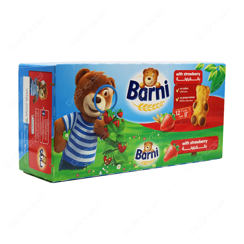 Barni Cake With Strawberry 12 pcs