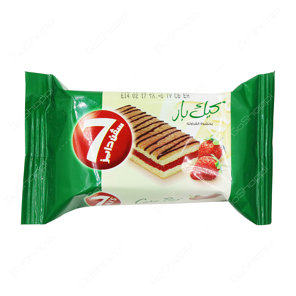 7 Days Cake Bar with Strawberry Filling 25 g