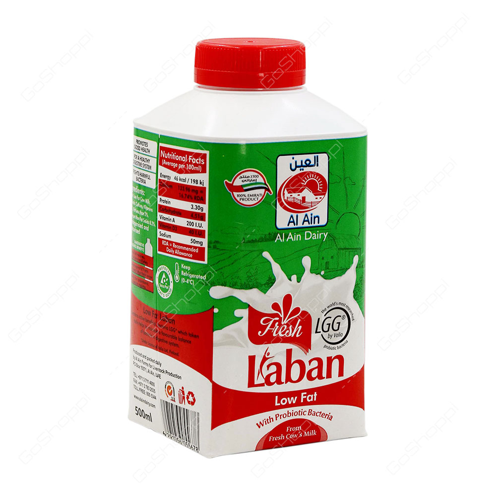 Al Ain Fresh Laban Low Fat 500 ml